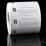 Colorado Rx Medical Marijuana Compliant Strain Labels - 1000pcs