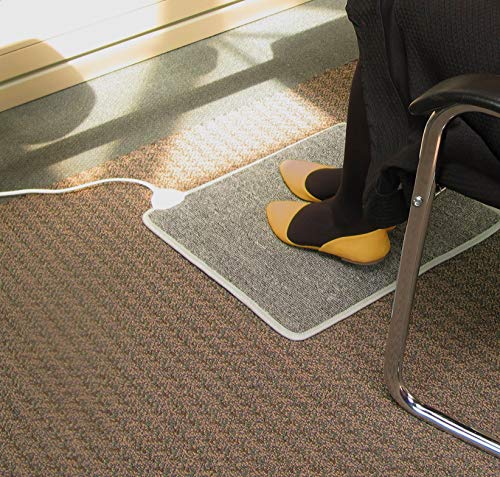 Cozy Products CT Cozy Toes Carpeted Foot Warming Heater for Under Desks and More