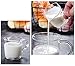 Espresso Shot Glass 70ML/2.3OZ Triple Pitcher Barista Double Spouts With Pouring Handle (1 Pack)