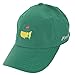 Masters Golf Hat Textured Green Performance Adjustable Cap Official Augusta National
