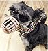Guardians Dog Muzzle,Dog Mouth Cover Adjustable Nylon Strap Anti Bite Pet Muzzle Dogs Training Safety Covers(005#, Medium)
