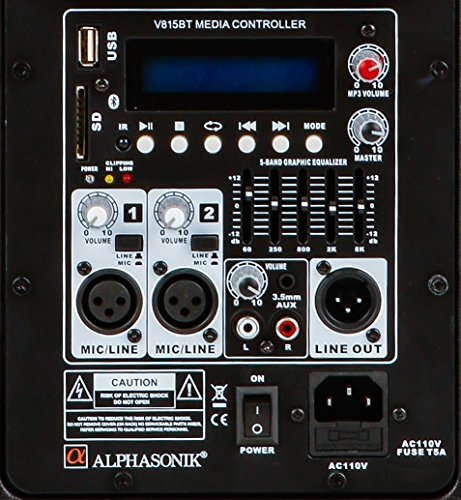 image for Alphasonik PRO Venum Series High Performance V815BT 15