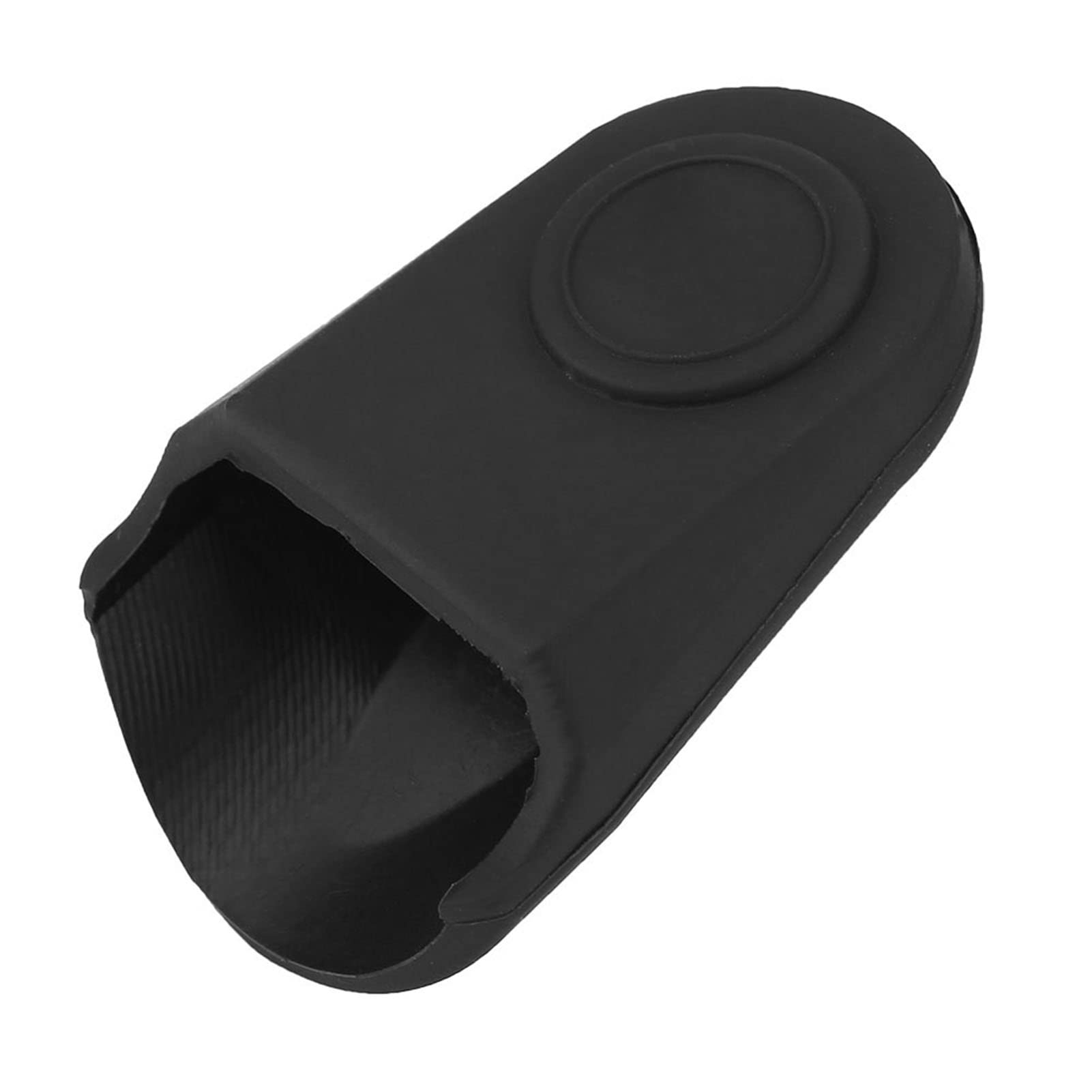 Alomejor Mouthpiece Cap Protector for Saxophone Clarinet Rubeer Middle Size Instrument Accessory(M-Black)