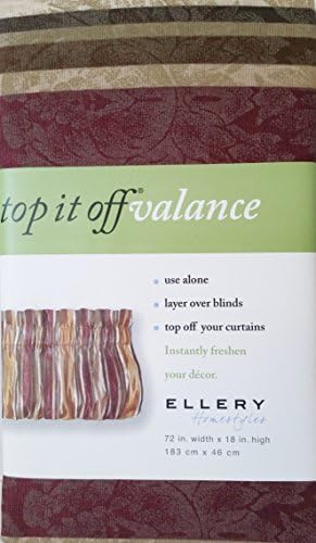 Ellery Homestyles Top It Off Valance - Louise by Ellery Homestyles