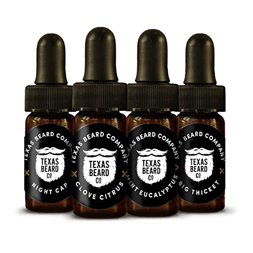 Texas Beard Company Beard Oil Trial Size 4-pack