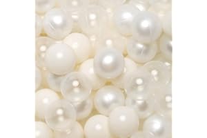 Realhaha Ball Pit Balls 50 100 200 500 Play Balls Plastic Balls for Baby Girls Toddlers Kids Play Tent Pool Playhouse Playpen Party Decoration