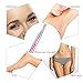 NUOLUX Electric Eyebrow Trimmer Eyebrow Razor Kit with Eyebrow Comb for Women (Pink)