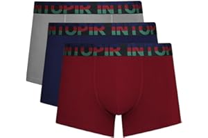 Men's Ultra Breathable Underwear Modern Multipack Comfortsoft Moisture-Wicking Boxer Briefs 3 Pack