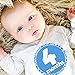 24 Stickers Pack of Premium Unisex First Year Stickers 12 Monthly Stickers and 12 Milestone Stickers Birthday Shower Gift for Boys and Girls