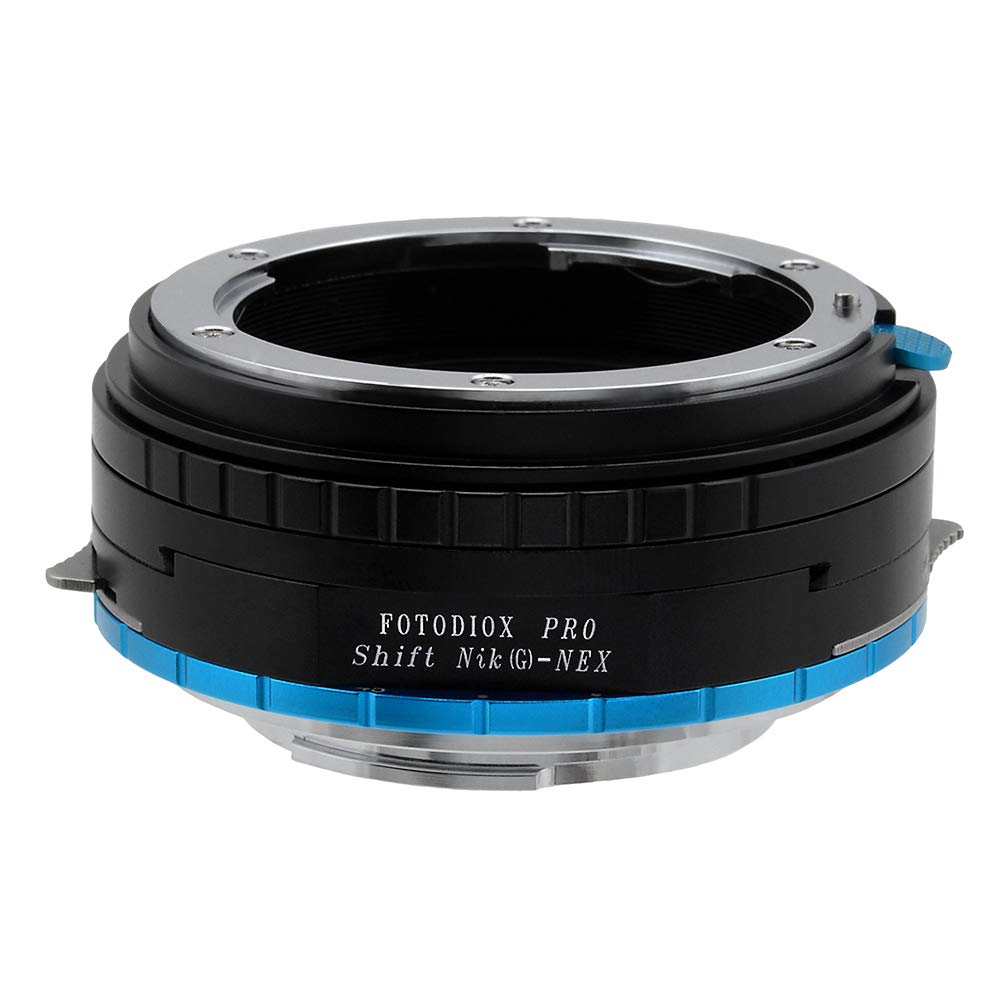 Fotodiox Pro Shift Lens Mount Adapter Compatible with Nikon F-mount G-Type Lenses to Sony E-Mount Cameras — image 1