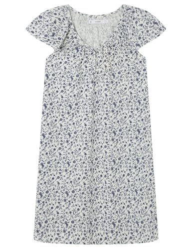 Women'secret Manga Larga Camisón Corto Colección Multilicense Cottage, Medium Kaki, S para Mujer