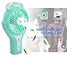 TOPWELL WIOR Handheld Mini USB Misting Fan Water Spray Fan Rechargeable Portable Personal Cooling Mist Humidifier Fan (Green)