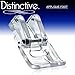 Distinctive Applique Clear Sewing Machine Presser Foot - Fits All Low Shank Snap-On Singer, Brother, Babylock, Euro-Pro, Janome, Kenmore, White, Juki, New Home, Simplicity, Elna and More!