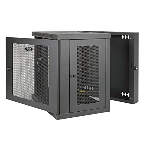 Tripp Lite 10U Wall Mount Rack Enclosure Server Cabinet, Hinged, 20.5" Deep, Switch-Depth (SRW10US)