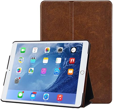 MOSISO 2017 iPad Pro 10.5 Case, Premium Light Weight Stand Folio Shock Proof Protector Cover with Multi-Viewing and Auto Wake/Sleep Function, Deep Brown