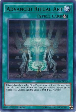 Advanced Ritual Art - DUSA-EN063 - Ultra Rare - 1st Edition - Duelist Saga (1st Edition)
