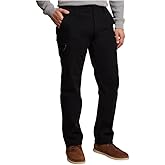 Weatherproof Vintage Men's Comfort Stretch Relaxed Fit Bonded Fleece Lined Canvas Utility Pant