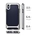 Spigen Neo Hybrid Designed for Apple iPhone X Case (2017) - Midnight Blue & Satin Silver