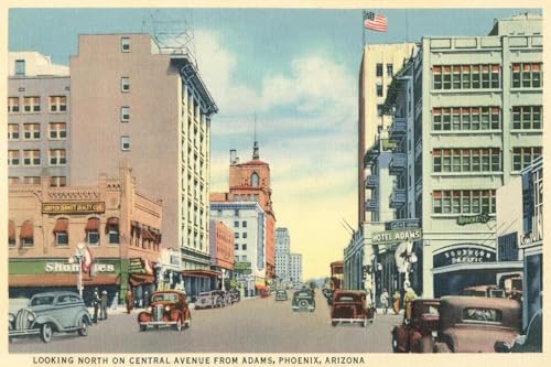 ART.COM Wall Art Print Downtown Phoenix, Arizona, 36" x 24"