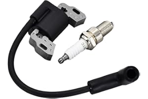 Firmusparts 593872 593381 Ignition Coil with Spark Plug 799582 798534 84005272 595009 Compatible with BS 08P502 09P602 093J02 09P702 Armature Magneto Small Engine Lawn Mower