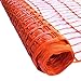 ALEKO Multipurpose Plastic Mesh Fence, Construction Safety Barrier Netting, Garden Fencing, Fences Wrap for Snow, Poultry, Chicken, Deer, Patio (3 X 330, Orange) SF6535OR3X330