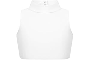 iiniim Big Girls Sleeveless Mock Turtleneck Crop Top Workout Sports Yoga Bra Athletic Gymnastics Dance Tops