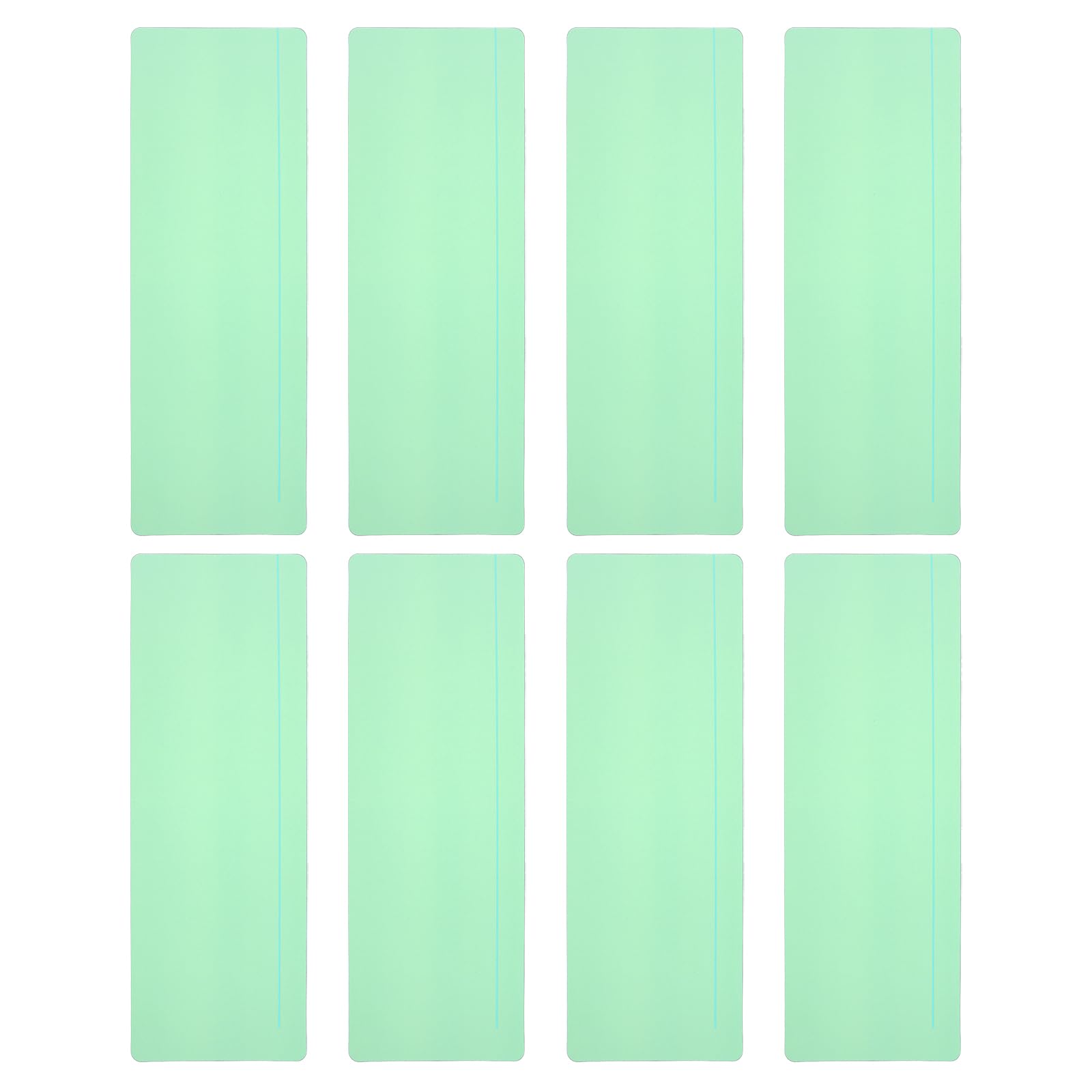 PATIKIL Guided Reading Strips, 8pcs Tracking Highlight Colored Overlay Bookmark Reduce Visual Stress Teacher Teaching Supplies for Classroom, Grass Green