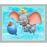 Disney Dumbo and Balloon Fabric Panel Sold by the Yard