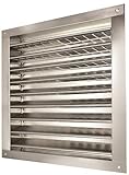 LL Building Products Dual Louver 12x12in Aluminum