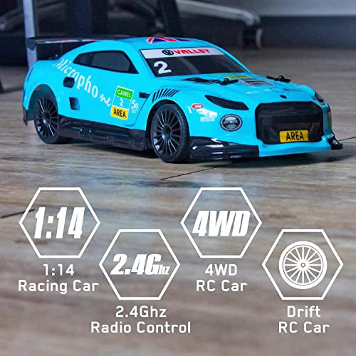 VOLANTEXRC Remote Control Drift Car 2.4Ghz 114 Scale RC Sport Racing