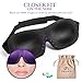 Eye Mask for Sleeping, Woman Sleep Mask, Patented Design 100% Blackout Eye Mask, 3D Contoured Comfortable Eye Cover & Blindfold, Great for Travel/Nap/Night's Sleeping (Medium-Purple)
