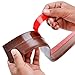 Strongman Tools | Door Draft Stopper Sweep for Exterior/Interior Doors, Weatherproofing Seal Strip Under Door Draft Blocker, Soundproofing Bottom Weather Stripping, Large, Brown | 1 Meter 2