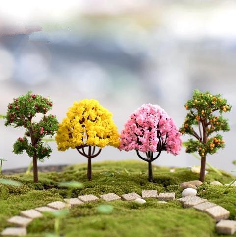 image for other HOO PRODUCTS -8pcs/lot artificial tree miniature plants fairy ga