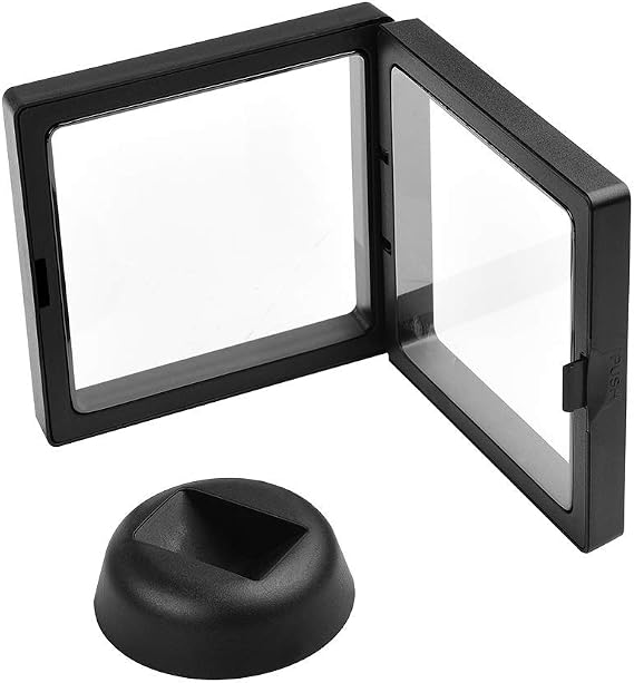 Set Di 10 Espositori A Cornice Galleggiante 3D - Per Monete, Medaglie, Gioielli, Supporti