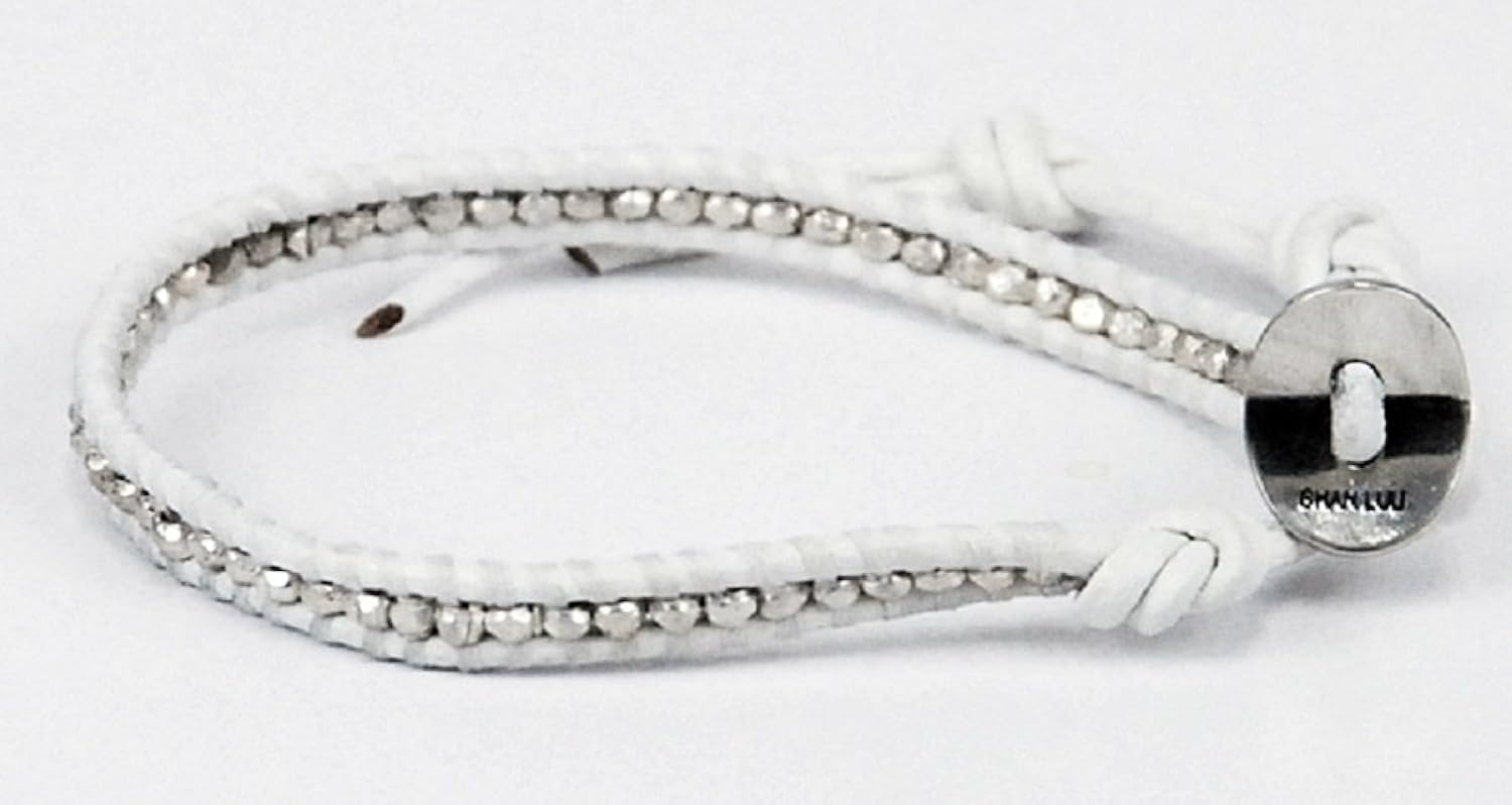 925 ペア ブレスレット 彼女 Chan 彼氏 シングル アクセサリー B0111e93ow 正規品 ラップブレス 革 ジュエリー プレゼント チャンルー 誕生日プレゼント Luu シルバー レザー メンズ 2年保証 レディース ブレスレット 超歓迎された