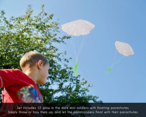 1 Mini+Parachute+Army+Men+Paratrooper