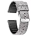 JIELIELE 20mm 22mm Watch Band for Men Women, Silicon Sports Release Replacement Smart Watch Bands (Yun, 20mm)