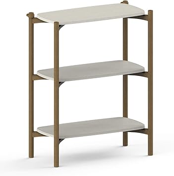 Amazon Com Fom By Keter 3 Tier Base Modern Bookshelf Wall Mounting Shelving System Made With Sustainable Manufacturing A Perfect For Home Dacor Office Storage And Organization White Home Improvement