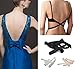 gloednApple 3pcs Bra Extender Strap, Low Back Backless Bra Strap Adapter Converter Adjustable Extender 2 Hook(Black+White+Skin)