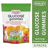 YumVs Complete Glucose Gummies, Multi Fruit Flavor (48 Ct); Chewable Nutritional Supplement for Diabetes, Vegan, Gluten Free, Kosher, Halal