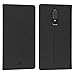 Simicoo OnePlus 6 Flip PU Leather Slim Fit case Card Holster Stand Magnetic Cover Clear Silicone TPU Full Body Shockproof Pocket Thin Wallet Case for OnePlus 6 One Plus 6 1+6 (Black, OnePlus 6)