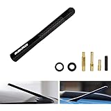 SaferCCTV Car Antenna, 4.7-Inch Carbon Fiber Mazdaspeed Sports Style Short Antenna for Mazda 2 3 5 6 Cx-7 Cx-9 Rx-8 MX-5 Miata Most of Model(Check Screw Size Detail)