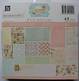 Prima Marketing~ Divine Collection Scrapbook Paper Pad~ 6x6~ 48 sheets