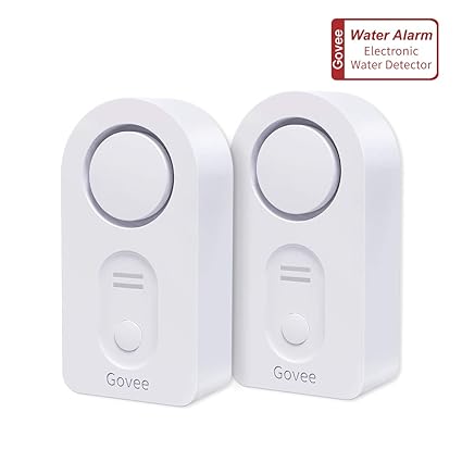 Water Leak Detector, Govee Wireless Water Sensor and Alarm 2 Pack, 100 DB Water