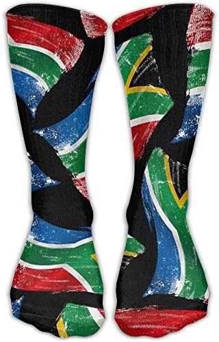 Africa Flag South Women 3D Print Super Soft Crew Socks Sneaker Athletic Socks