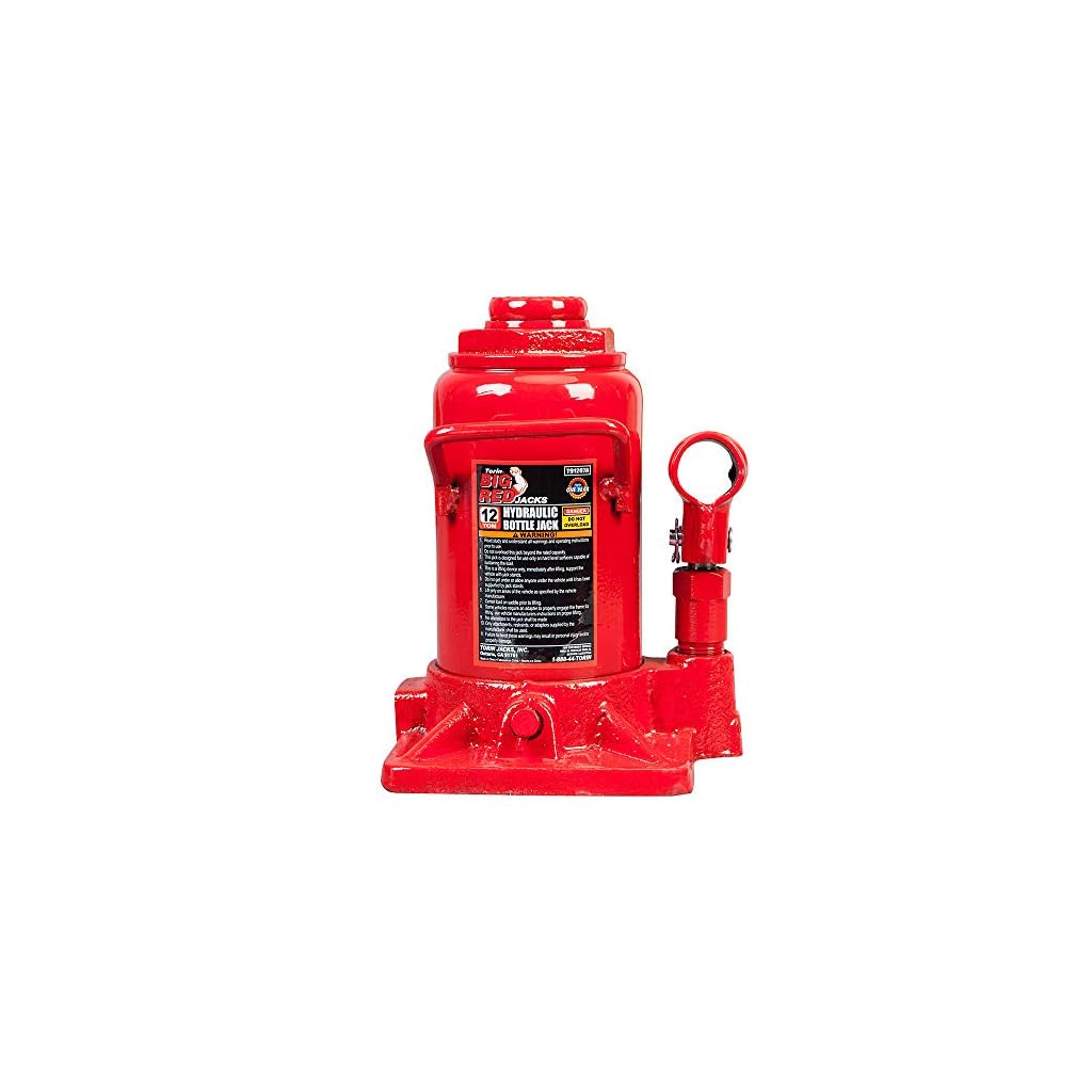 BIG RED T91207A Torin Hydraulic Stubby Low Profile Welded Bottle Jack