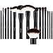BESTOPE Makeup Brushes Set 16 PCs Cosmetic Blush Brushes Premium Synthetic for Foundation Blending Powder Concealers Eye Shadows Brushes Kit