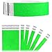Goldistock Event Wristbands Original Series Neon Green 200 Count | ¾” Arm Bands | Paper-Like Party Armbands | Wrist Bands