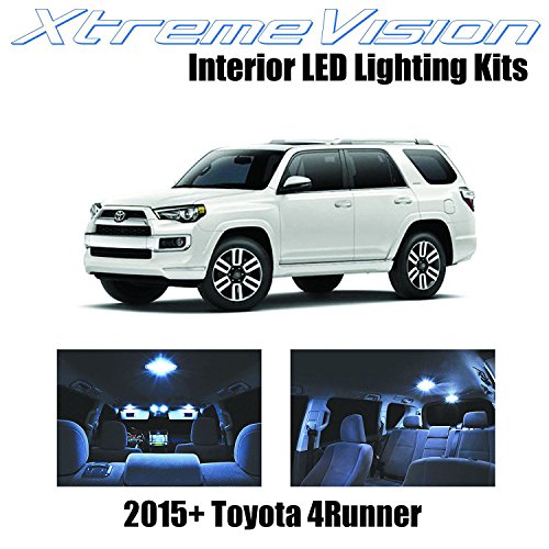 Click Here to See More Images XtremeVision Toyota 4Runner 2015+ (13 Pieces) Cool White Premium Interior LED Kit Package + Installation Tool