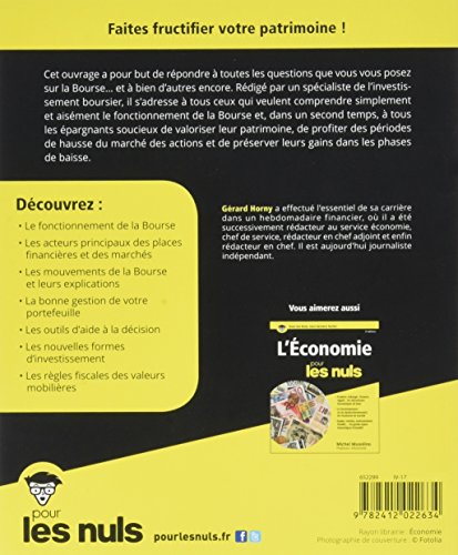 La Bourse pour les Nuls 4ed (French Edition)